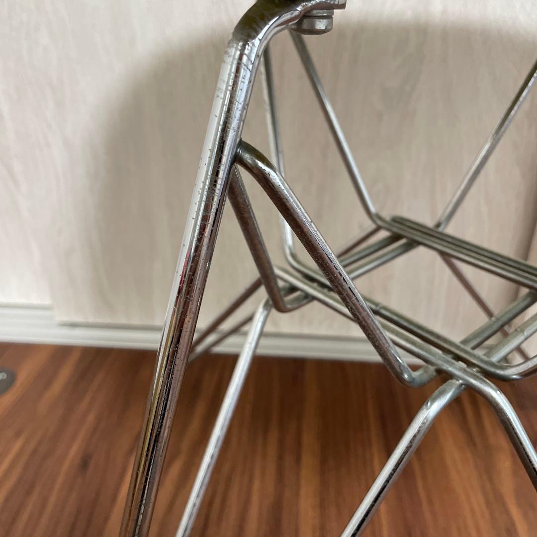 イームズ　プラスチック　シェルサイドチェア　ライムグリーン