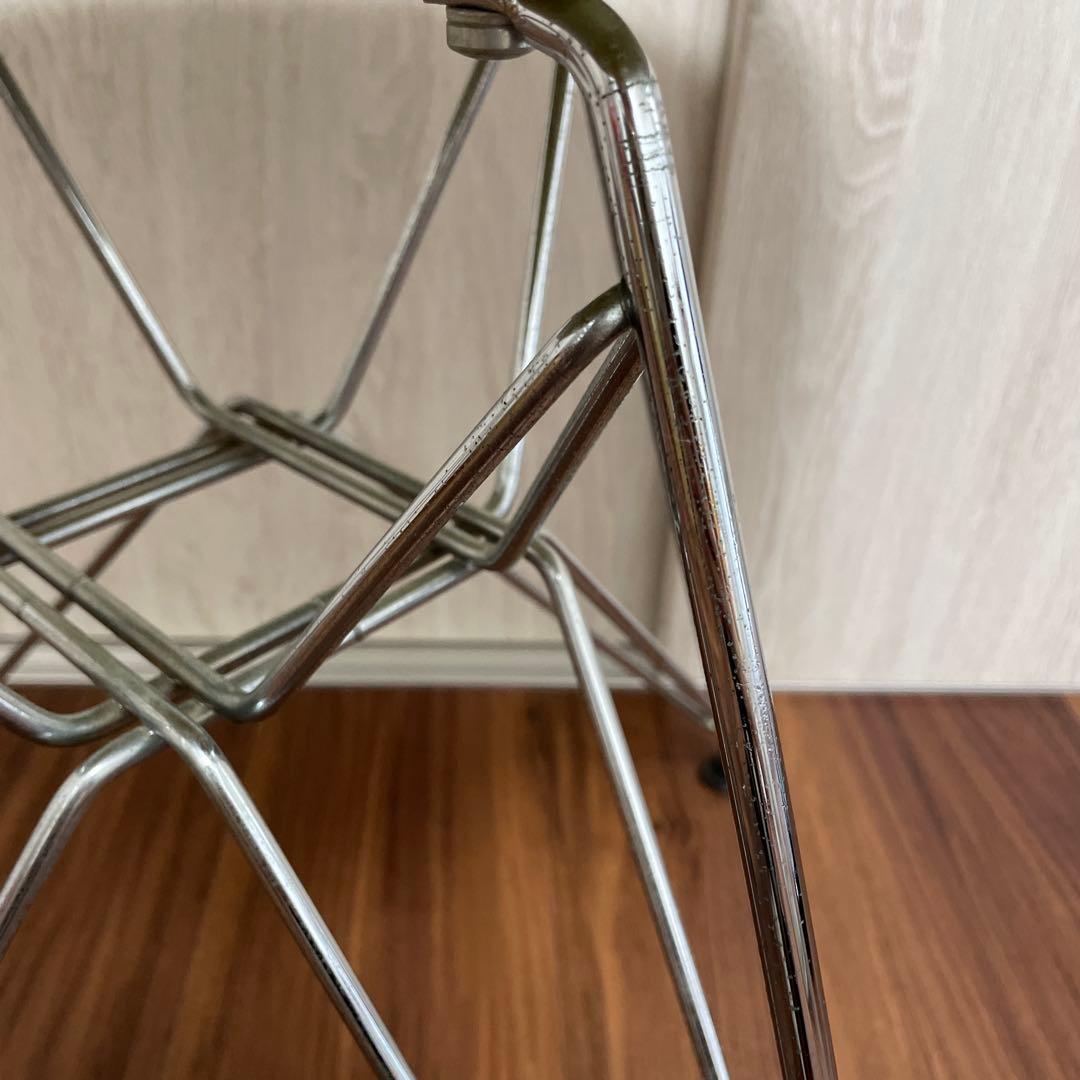 イームズ　プラスチック　シェルサイドチェア　ライムグリーン