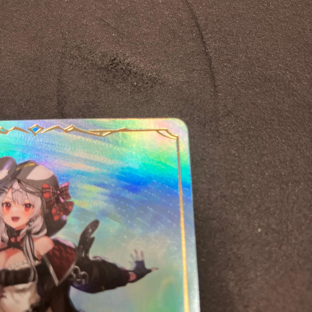 シャドウバースエボルヴ　沙花叉クロヱ　リーダーカード　サイン付き