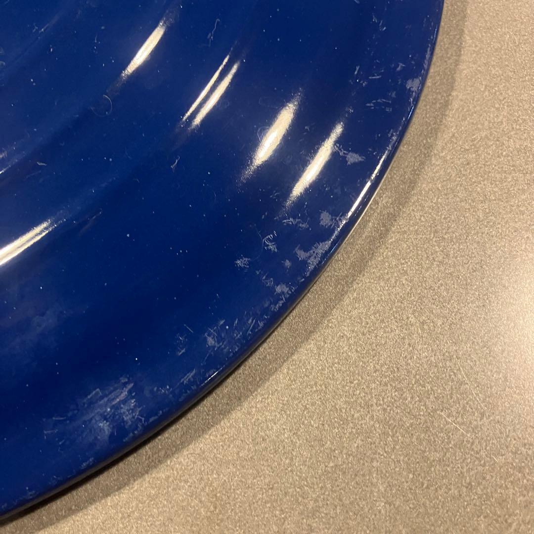 LE CREUSET ル・クルーゼ　ココットロンド 28cm ブルー箱　説明書付