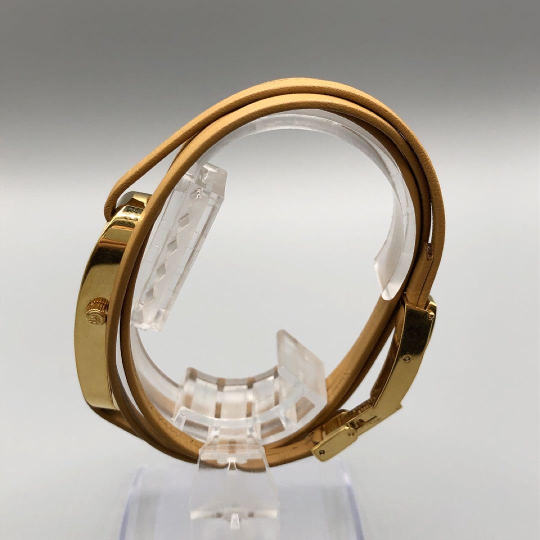 ジャンク　GUCCI 6100L　アナログ　腕時計　 ゴールド　バングル　不動