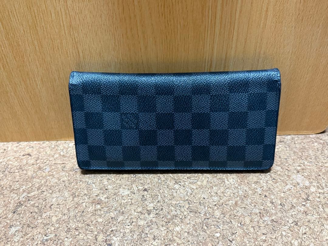 VUITTON 長財布 ダミエ グラフィット ポルトフォイユブラザ 正規品