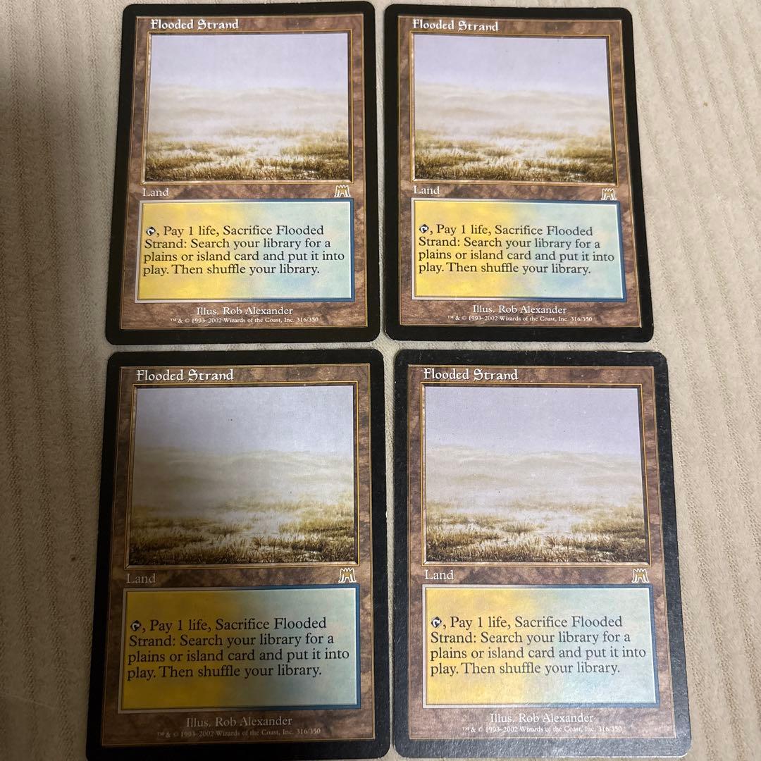 溢れかえる岸辺　英語版4枚セット