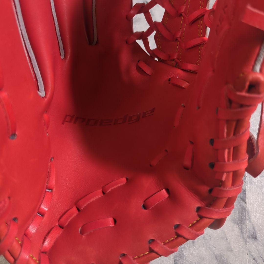 【未使用・タグ付き】プロエッジ 硬式グローブ 外野手　左投げ オレンジ
