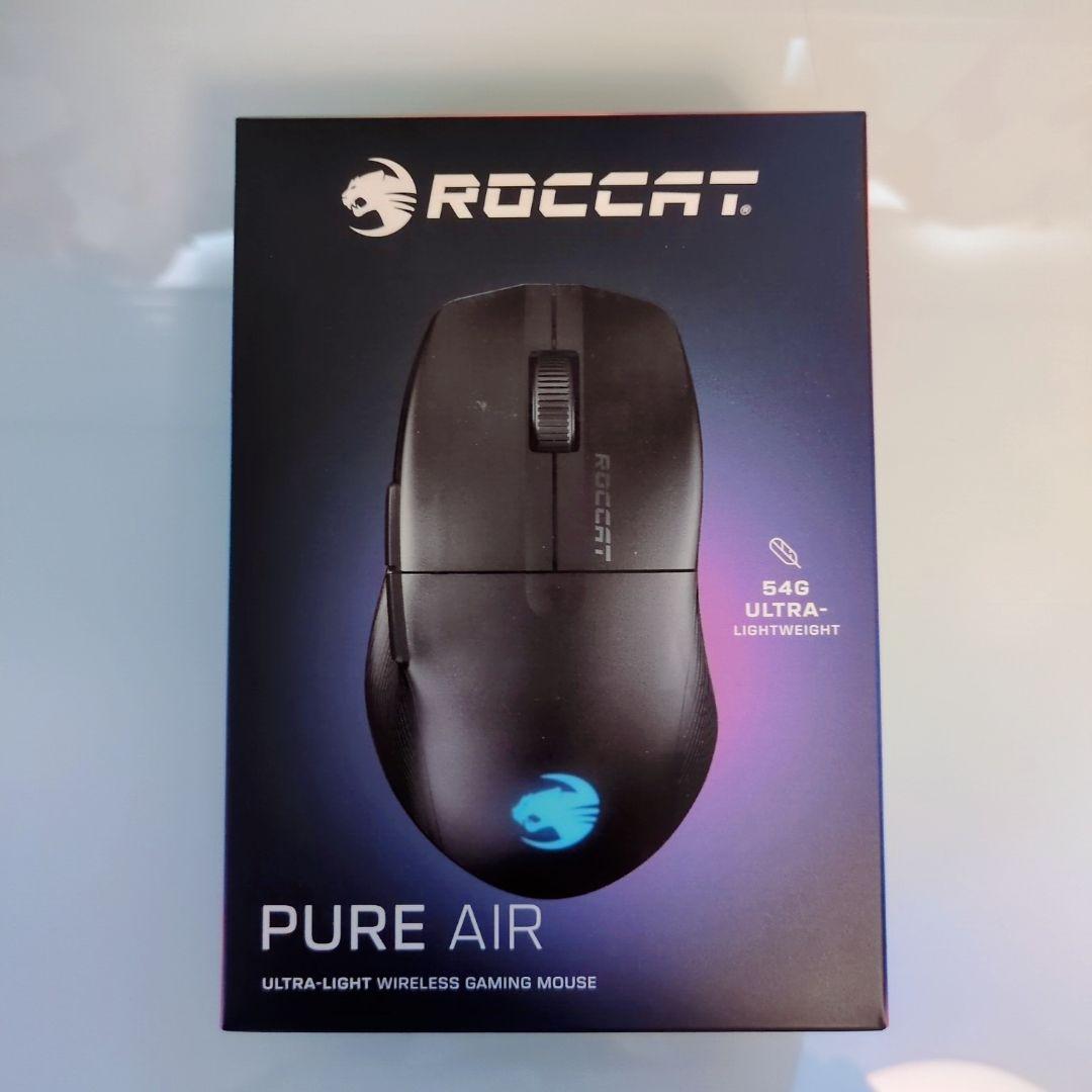 ROCCAT ゲーミングマウス PURE AIR 超軽量54g ワイヤレス 黒