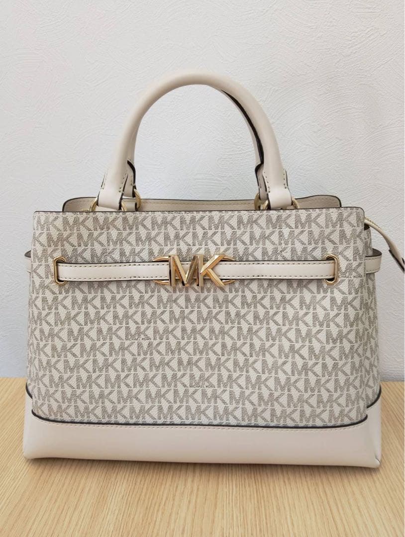 【美品】MICHAEL KORS MKロゴハンドバッグ