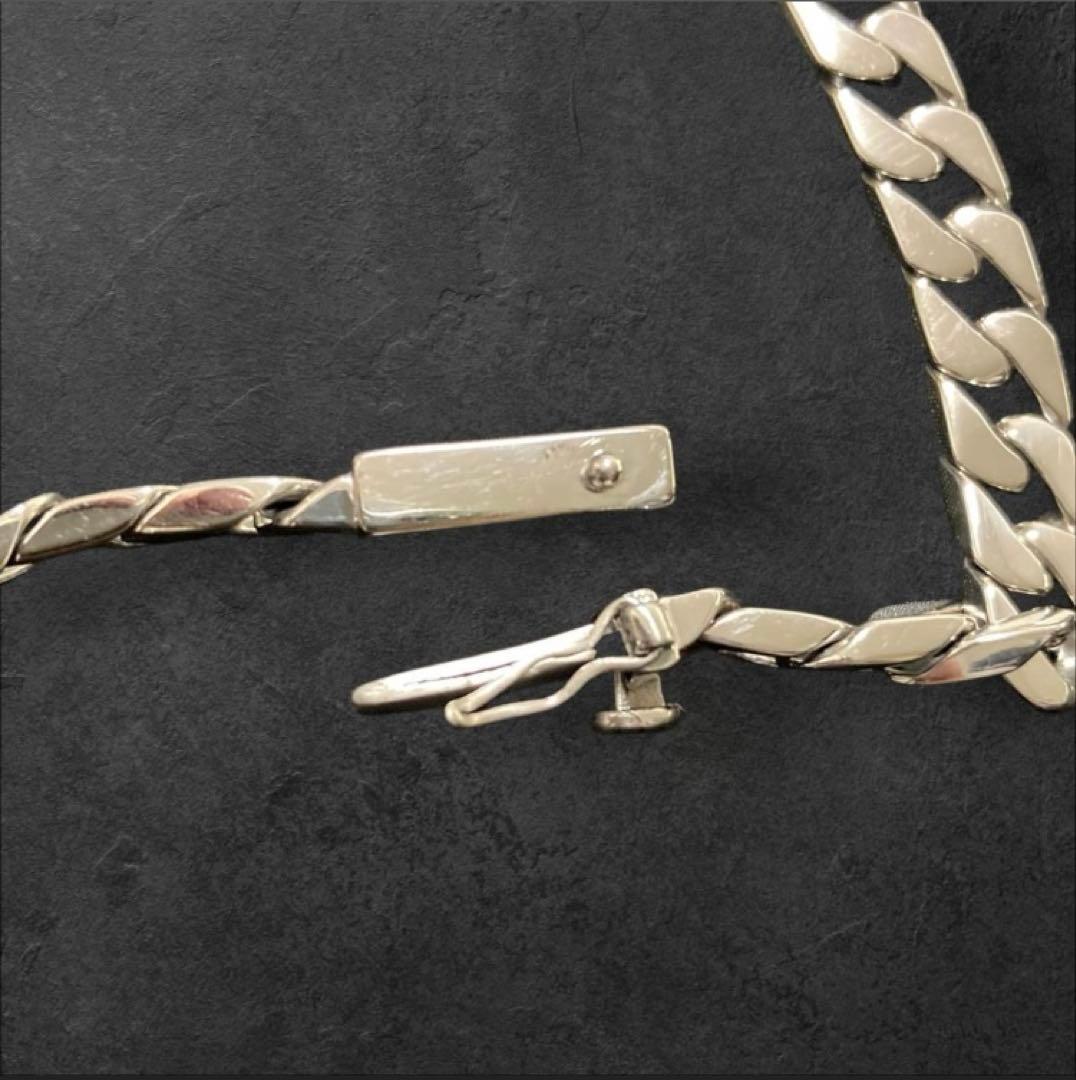 重厚 喜平チェーン ネックレス 50cm 幅7mm 存在感 ストリート モード