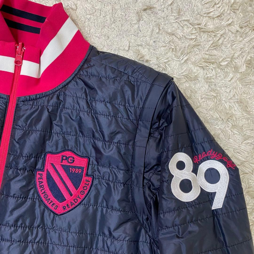 パーリーゲイツ　ゴルフウェア　2way ジャケット　ネイビー　5