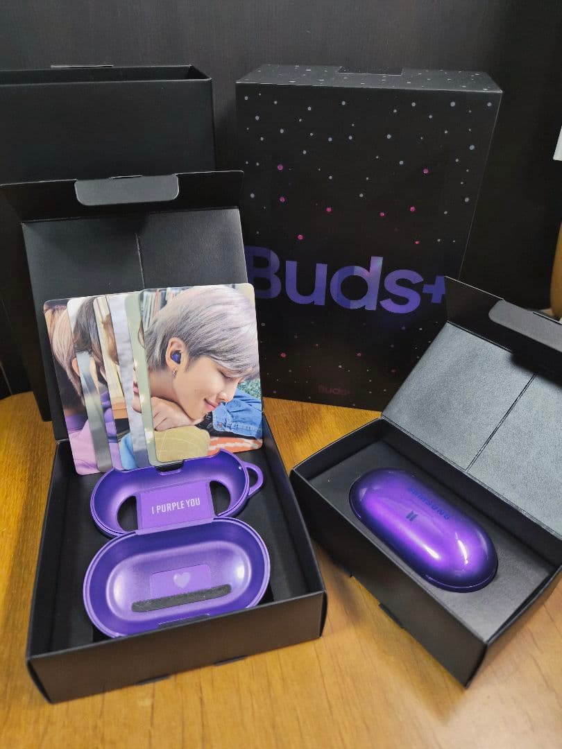 Samsung Galaxy Buds+ BTS コラボ カード付き