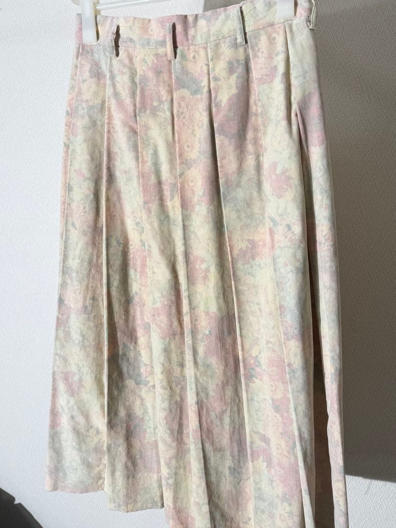 コムデギャルソン 04ss 総柄プリーツスカート