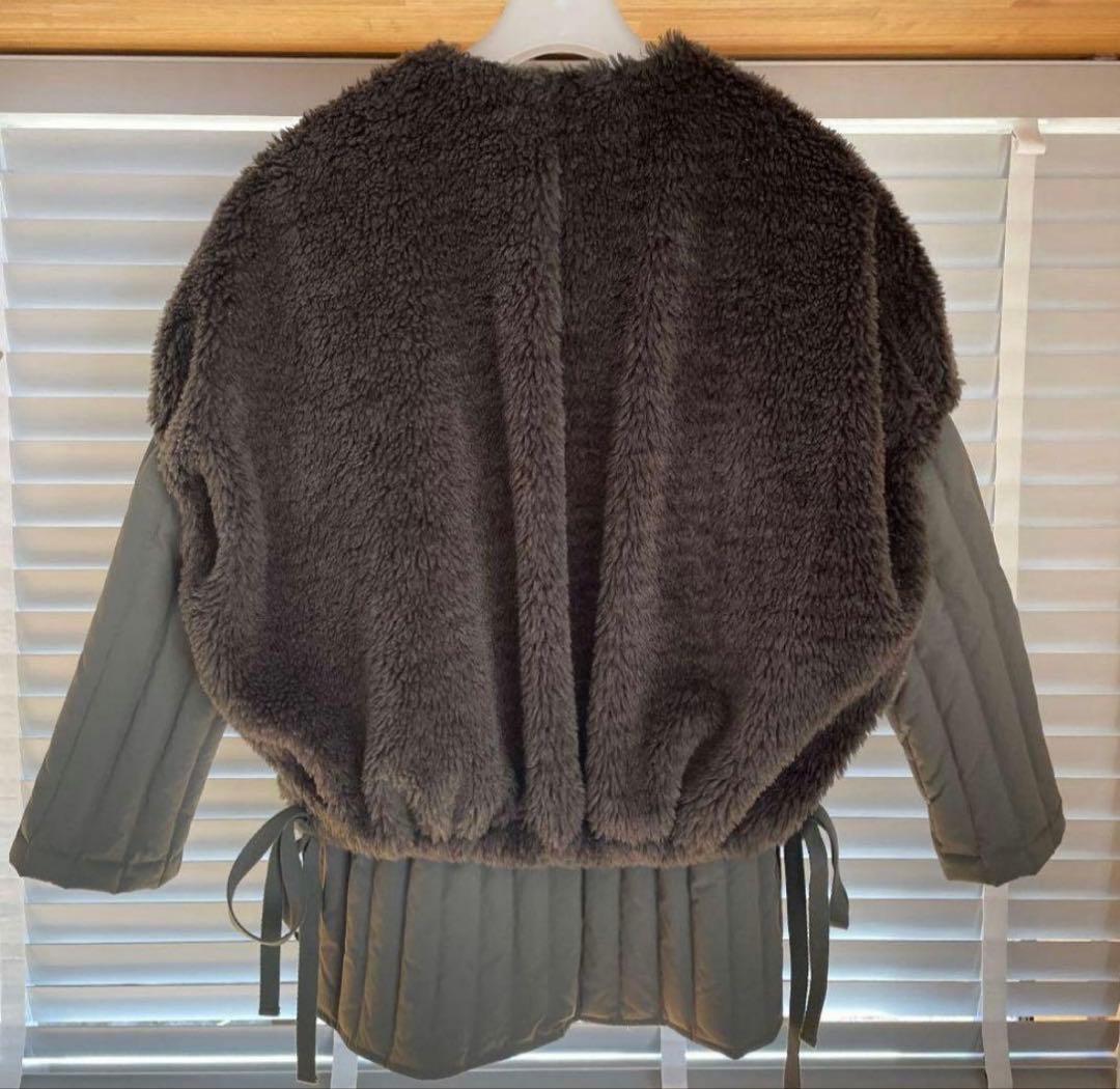 CLANE クラネ ボアベストレイヤード　ダウンジャケット