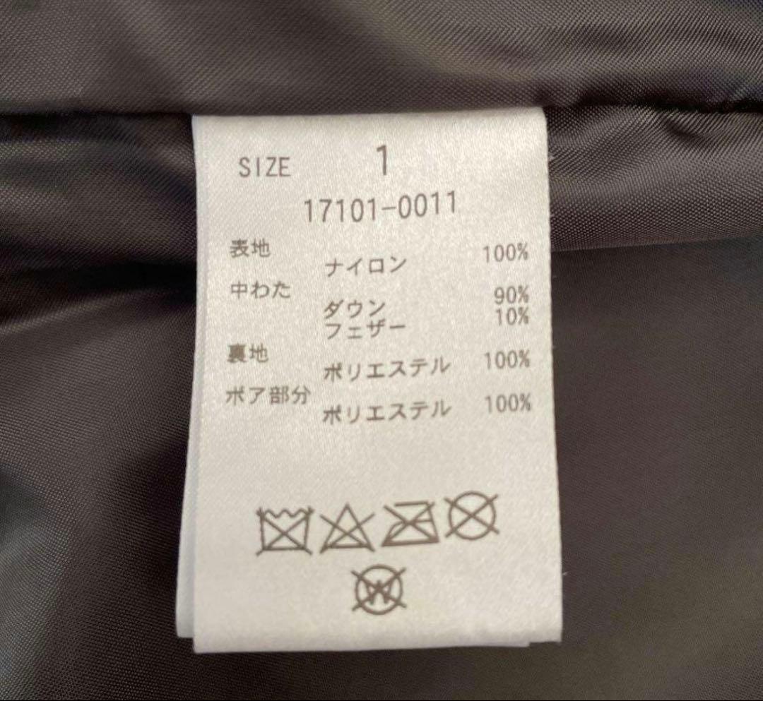 CLANE クラネ ボアベストレイヤード　ダウンジャケット