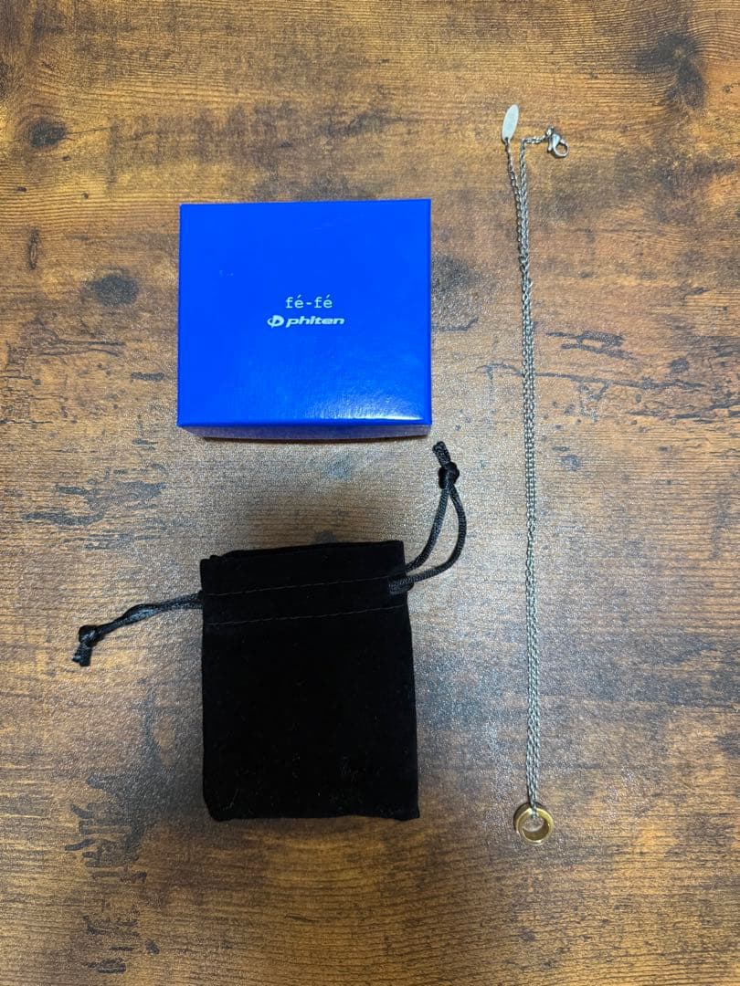phiten × fe-fe リングペンダント ネックレス