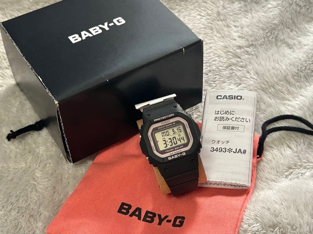 本日限定価格✨新品✨CASIO Baby-G デジタル腕時計 ブラック/ピンク✨