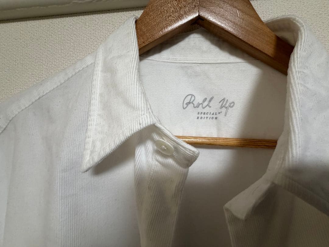 ポータークラシック　ROLL UP ORGANIC CORDUROY SHIRT