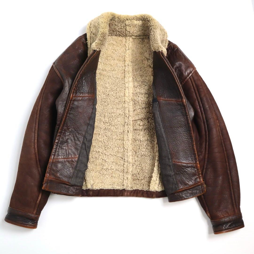 Vintage archive リアル ムートン 短丈 B3 フライトジャケット