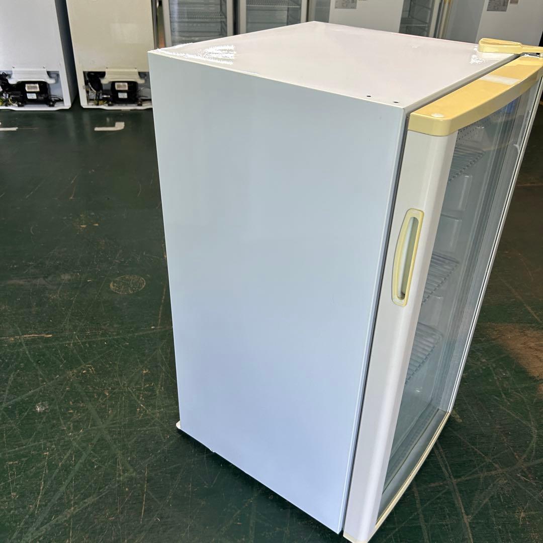 129業務用 冷蔵ショーケース オフィスコンビニ XW-105 左右開き 小型