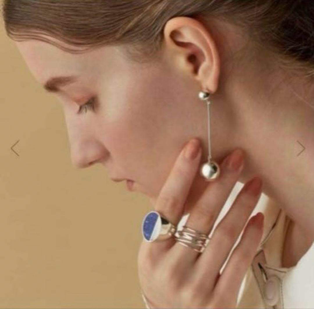 アガット　シルバー　リング　シルバースプーン　13号