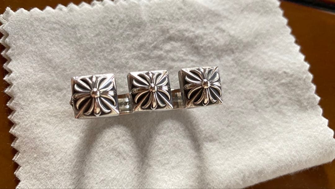 クロムハーツ CＨプラス ブラスナックルダブルリング23号、24号