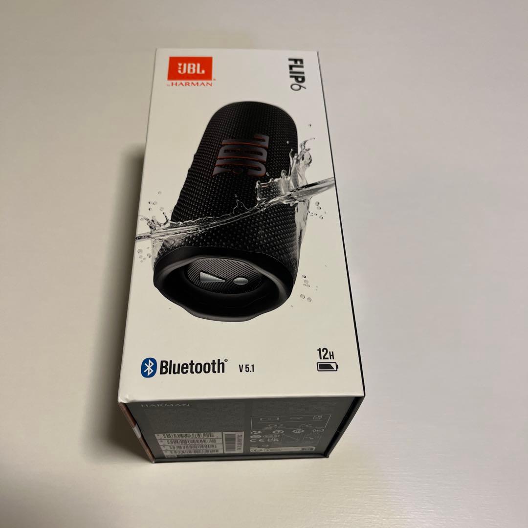 未開封、新品、未使用品　JBL FLIP 6 ワイヤレススピーカー　ブラック
