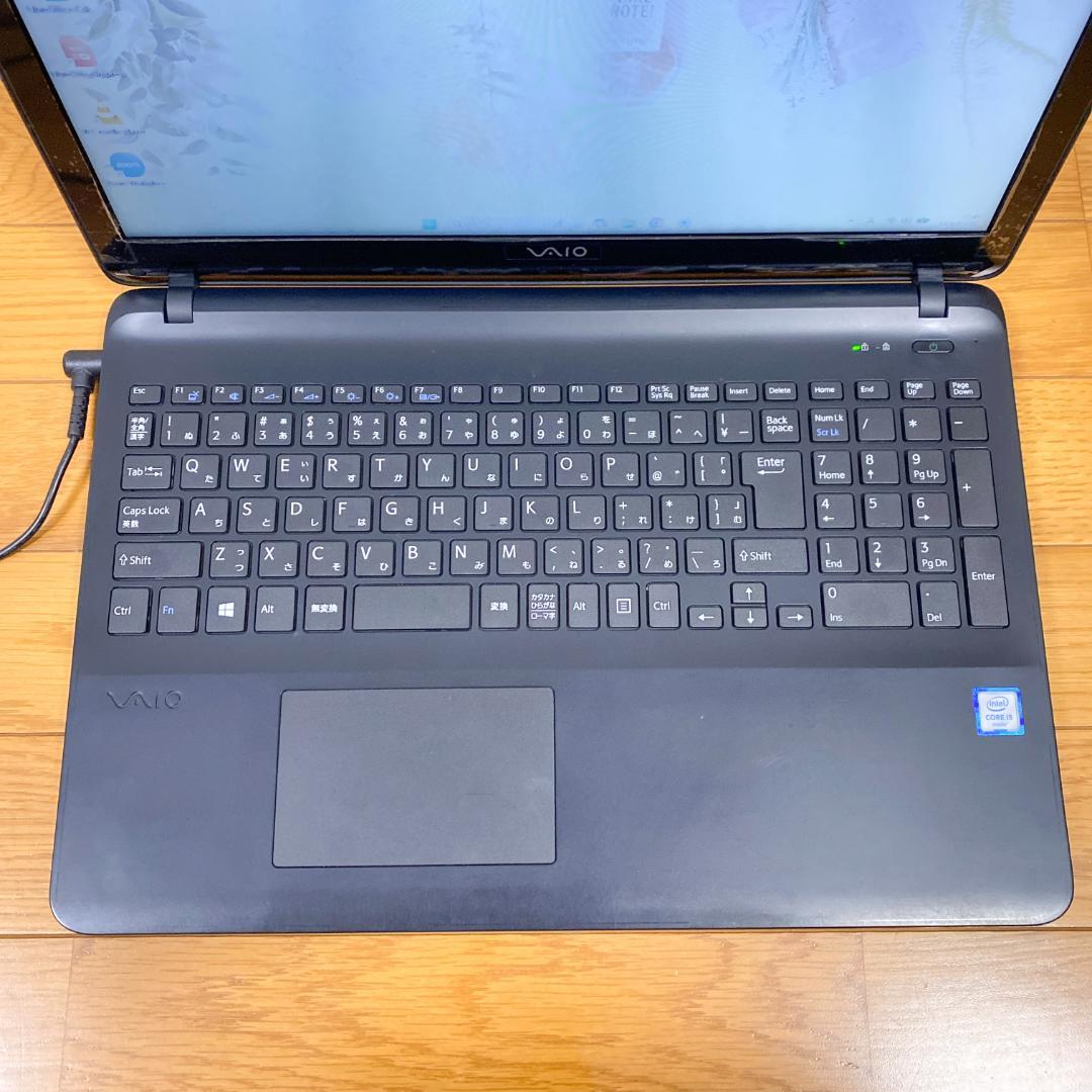 あき✨Vaioノートパソコン✨4コアi5 SSD メモリ8 Win11