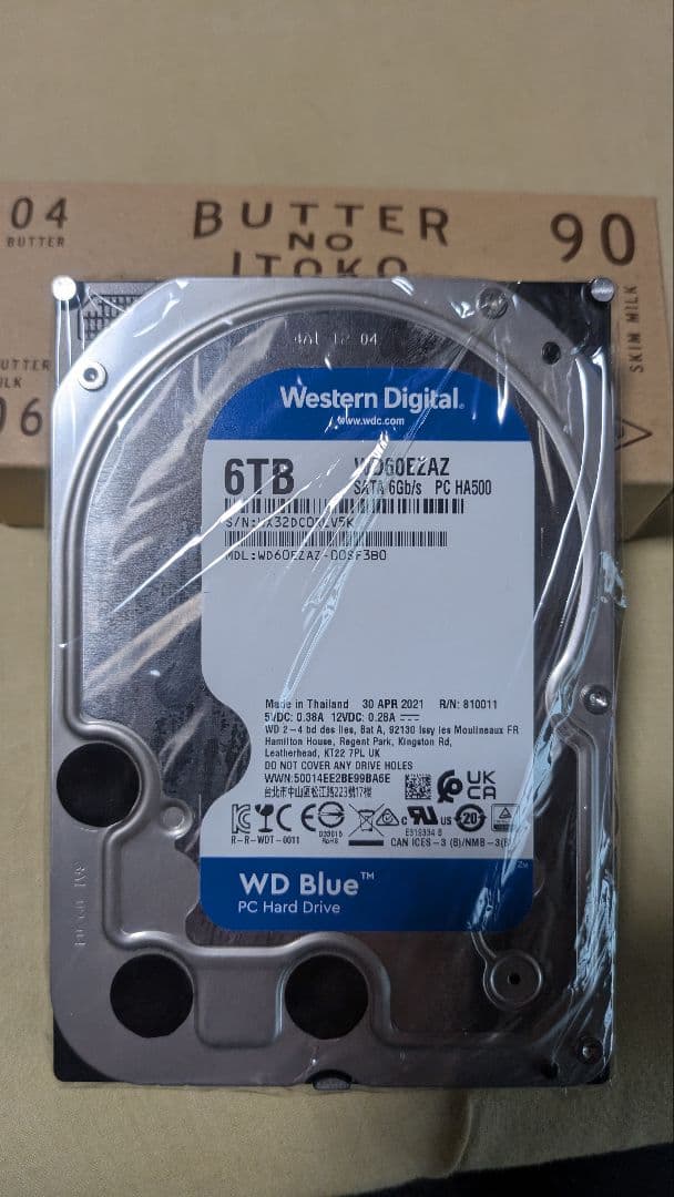外付けハードディスク・ドライブ Western Digital WD Blue 6TB HDD