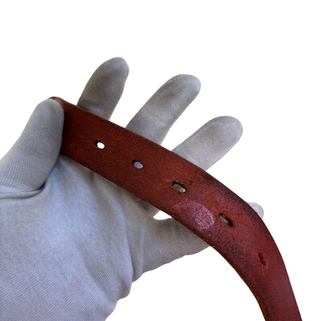 一生モノ◎Vintage Works レザーベルト DH5740 ブロンズ 33