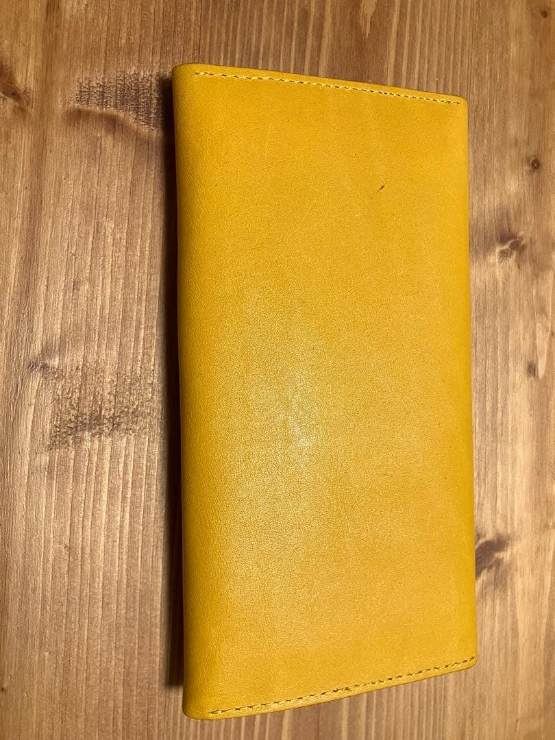 STATUSY 日本製 イエロー長財布