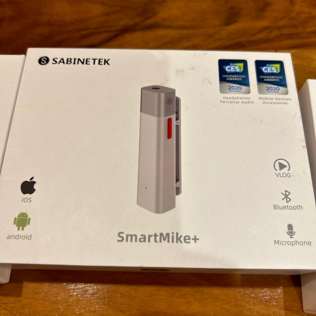 SABINETEK Smart mike + 2個と単一方向マイク1個セット