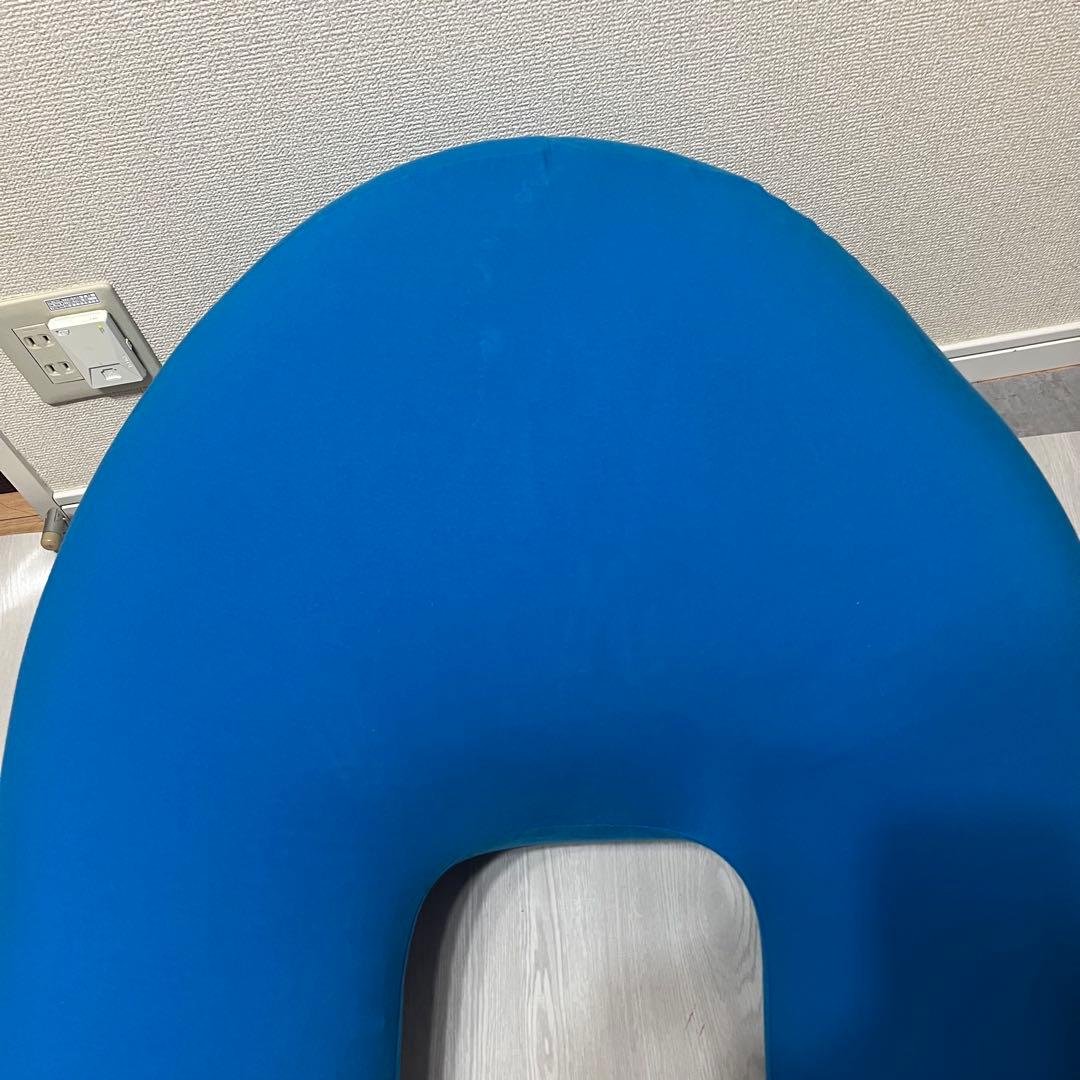 【良品】Yogibo サポート ブルー support U字型