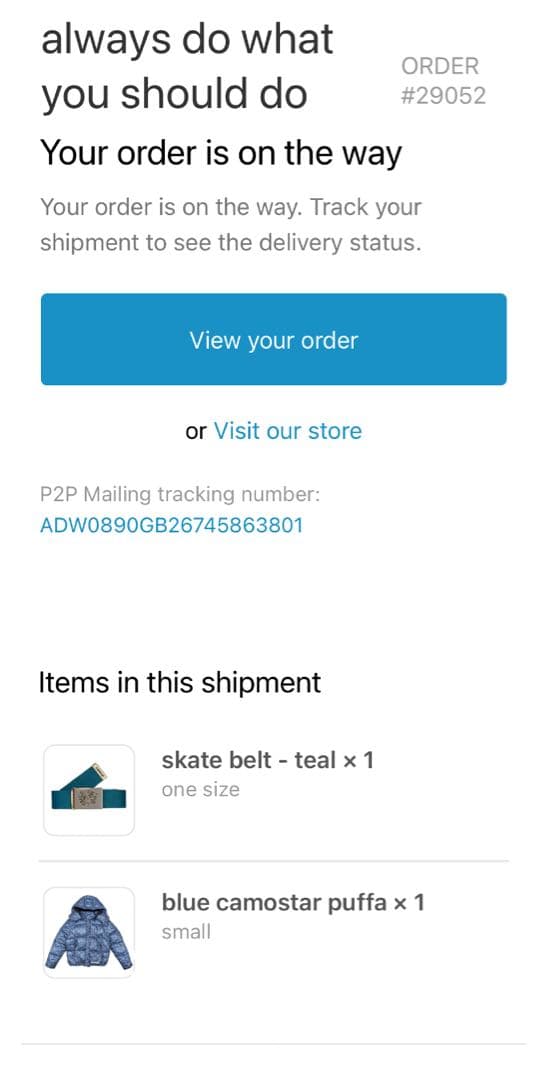 Always ダウンジャケット