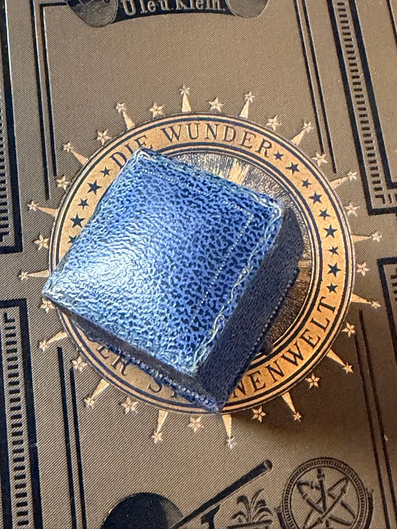 イギリス　ジュエリーボックス　アクセサリーケース　アンティーク リングケース