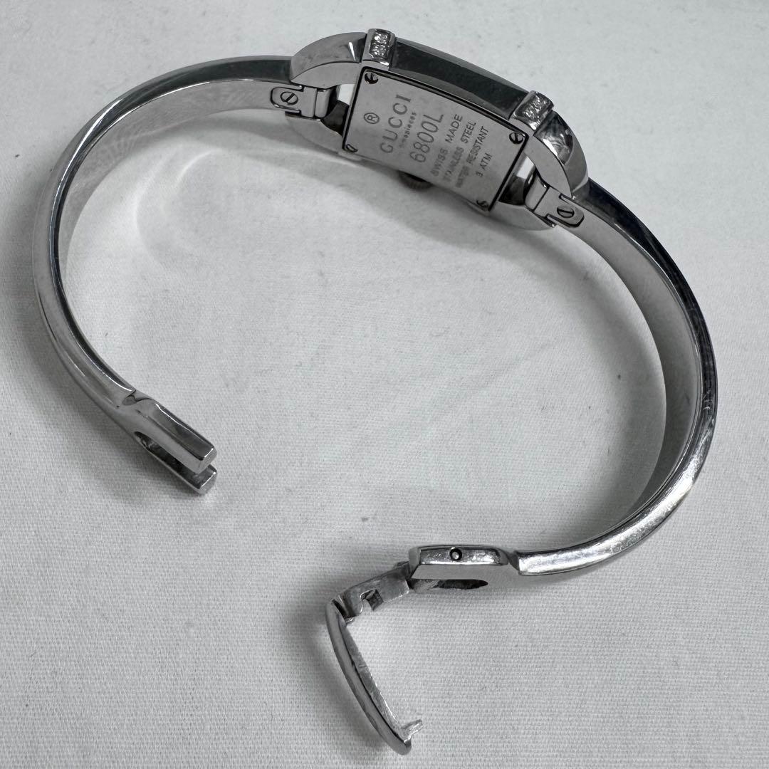 ★ピンク猫さん専用ページ★ Gucci バングルウォッチダイヤモンドベゼルシェル