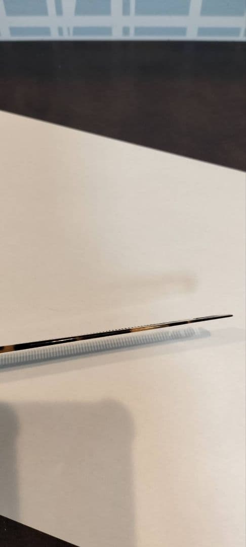 理容櫛　マル作　本鼈甲仕上げ櫛　欠けあり