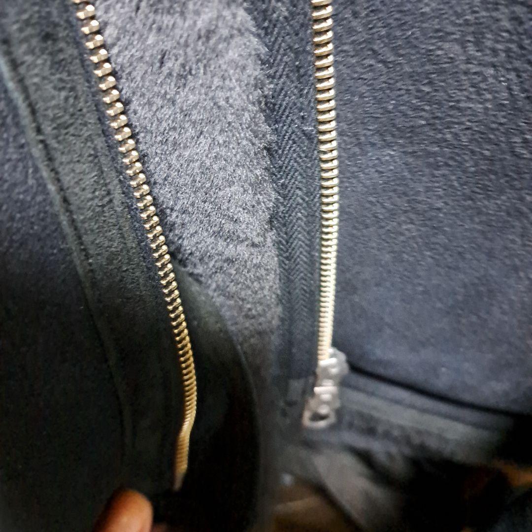 ダークグレー ムートンコート Sサイズ