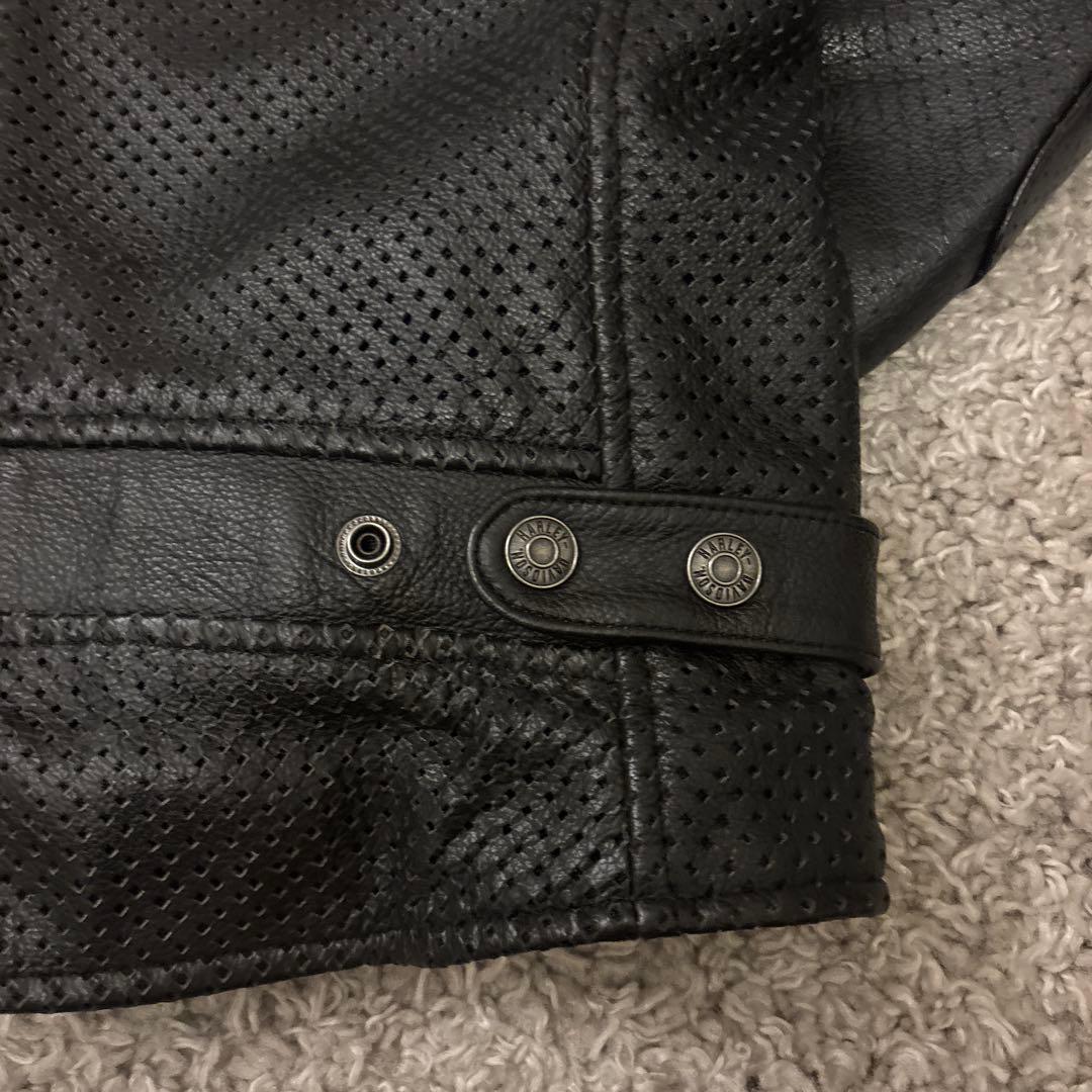 【Harley-Davidson】パンチングレザージャケット