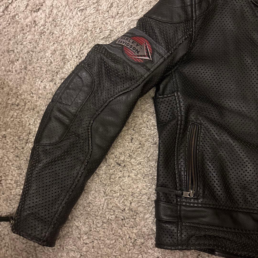 【Harley-Davidson】パンチングレザージャケット