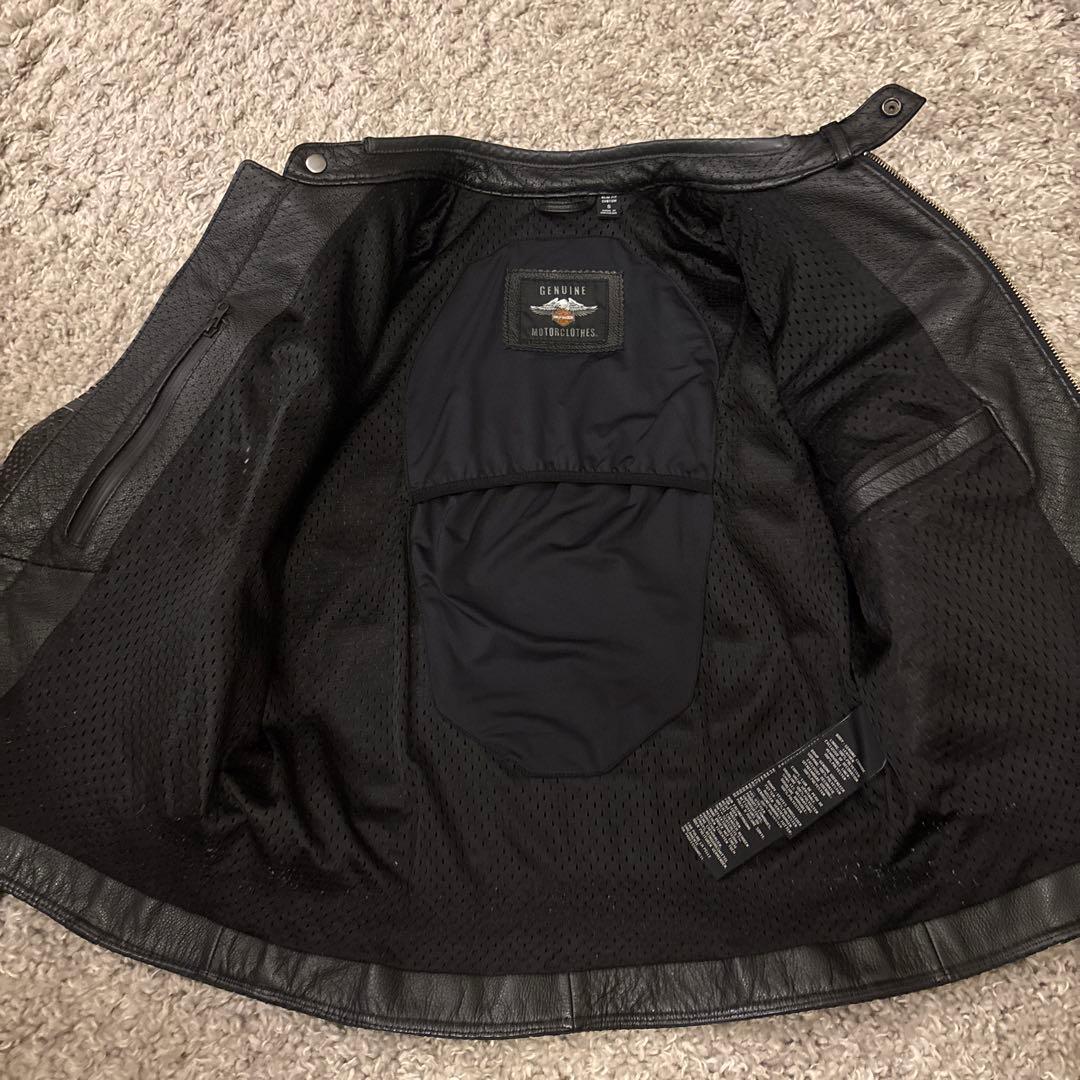 【Harley-Davidson】パンチングレザージャケット