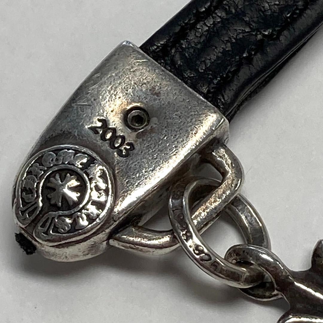クロムハーツ タイニーCHクロス レザーストラップ CHROME HEARTS