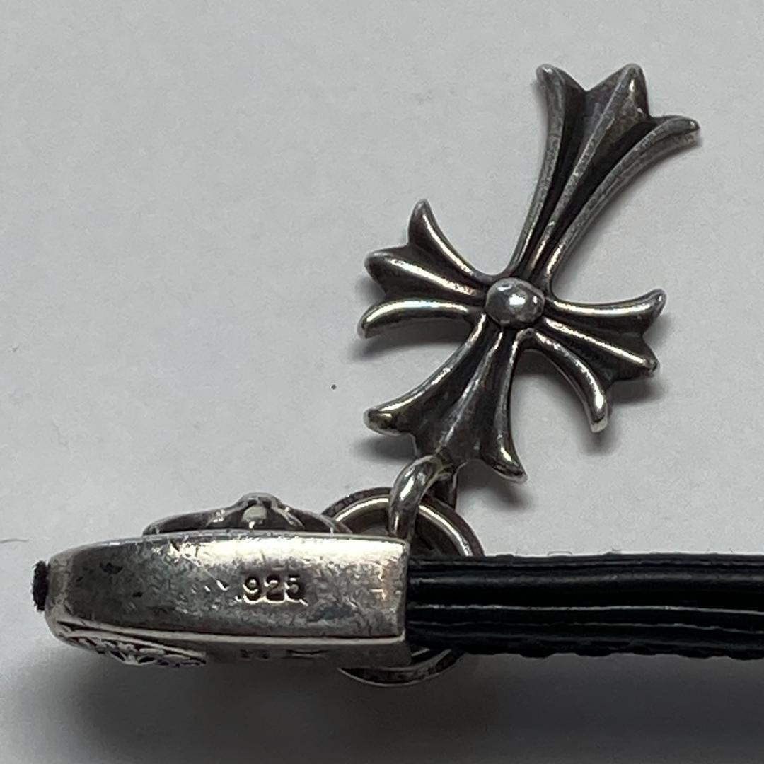 クロムハーツ タイニーCHクロス レザーストラップ CHROME HEARTS