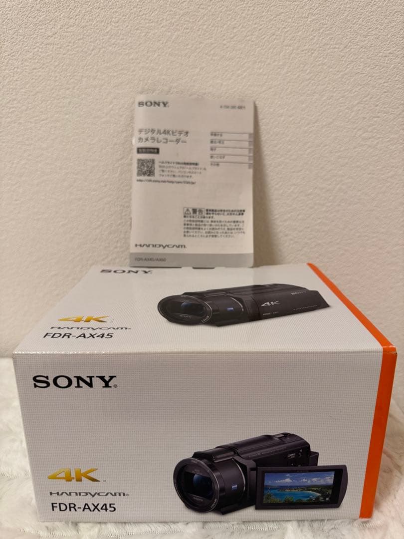 ビデオカメラ SONY 4K Handycam FDR-AX45