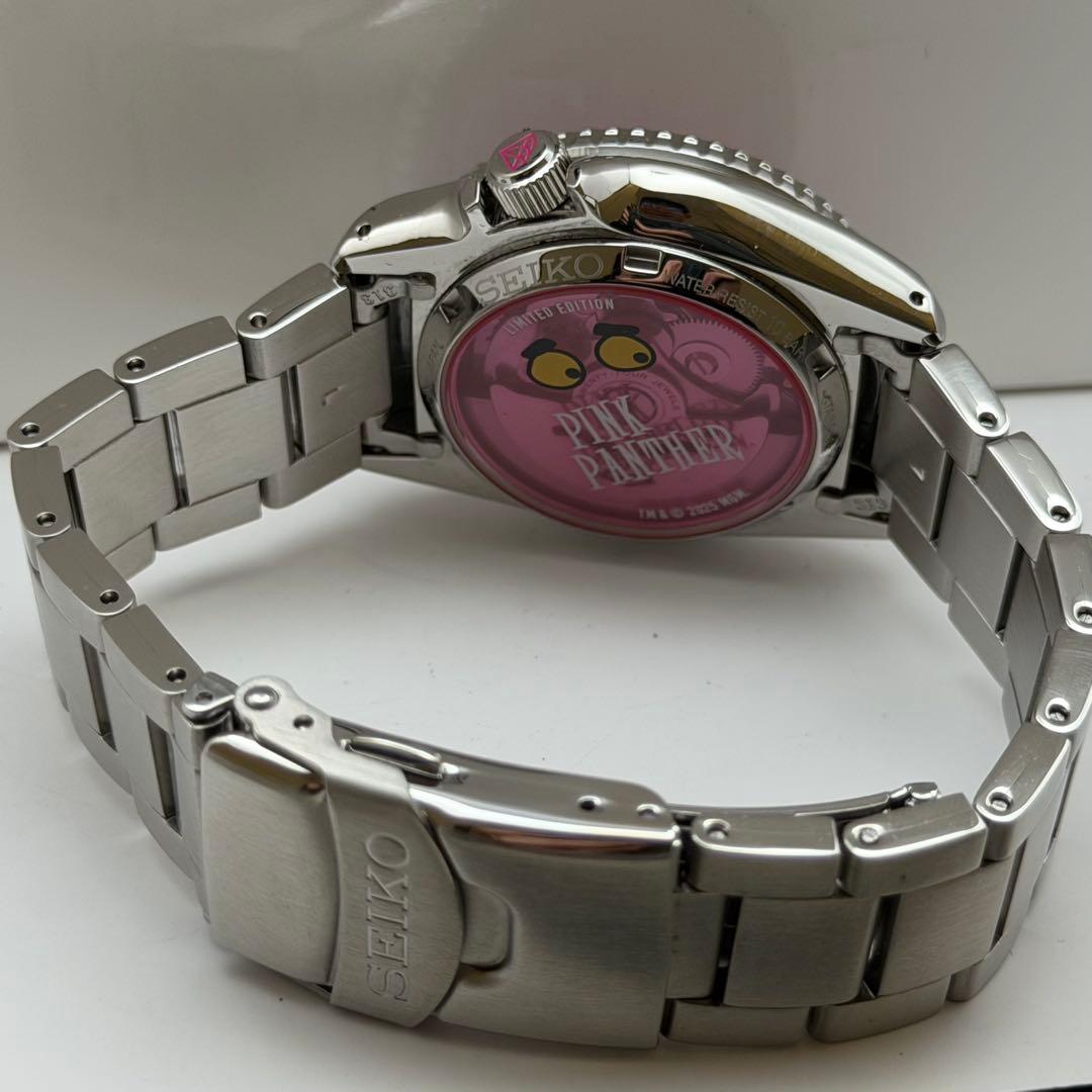 【新品未使用】セイコー　SBSA321 ピンクパンサー　自動巻　箱付　コラボ