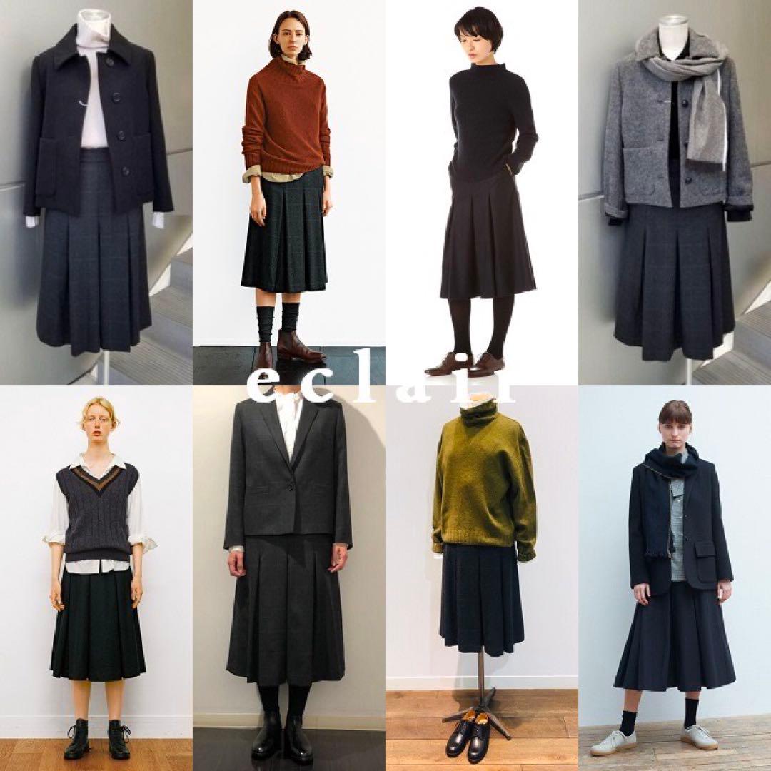 2018 新型 マーガレットハウエル ボックスプリーツ スカート 43,200円