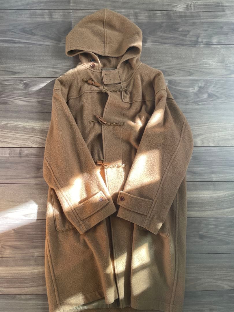 AURALEE ベビーキャメルビッグダッフルコート ユニセックス