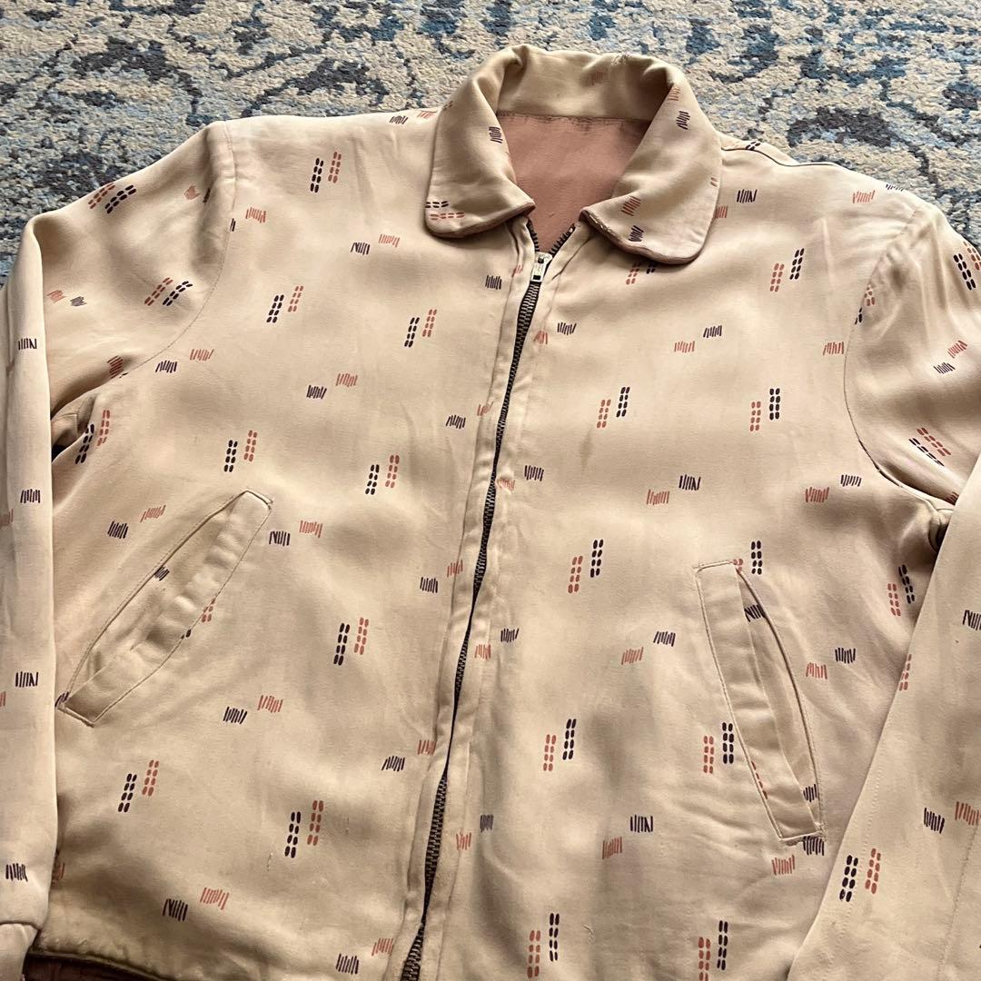 50s アトミック レーヨン ギャバジン ジャケット ギャバジャン ブルゾン