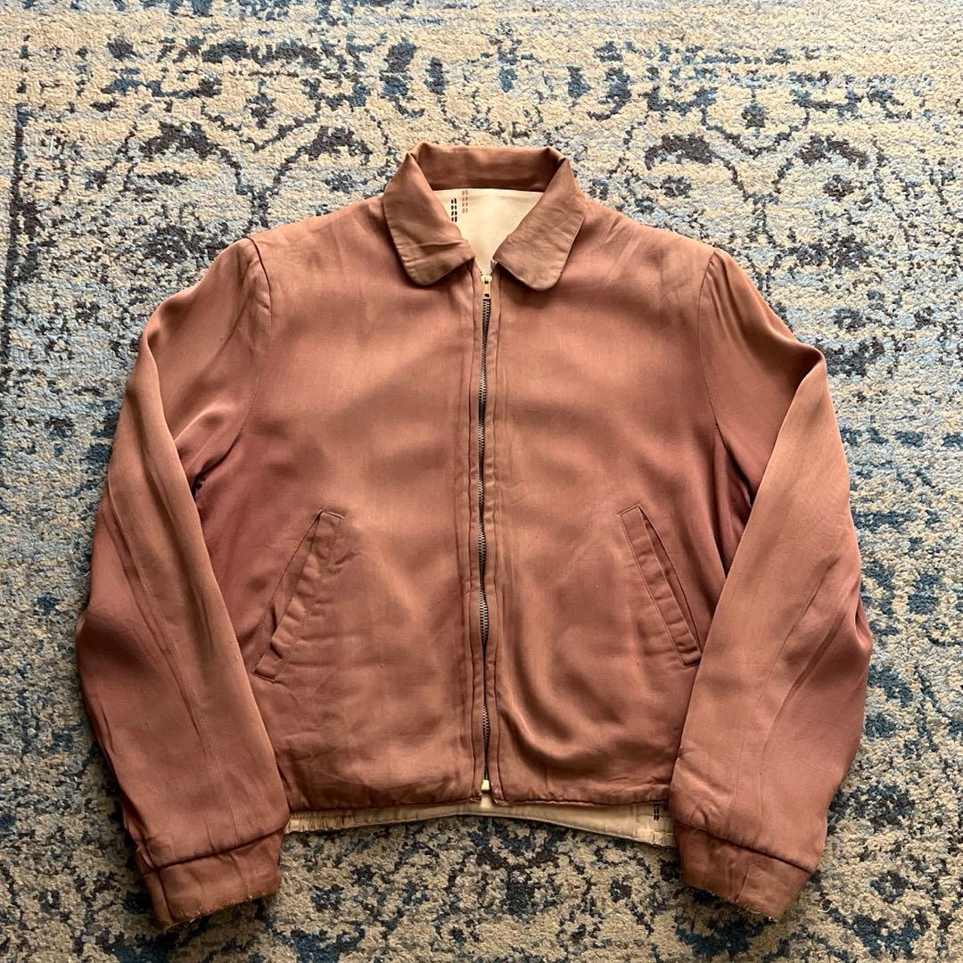 50s アトミック レーヨン ギャバジン ジャケット ギャバジャン ブルゾン