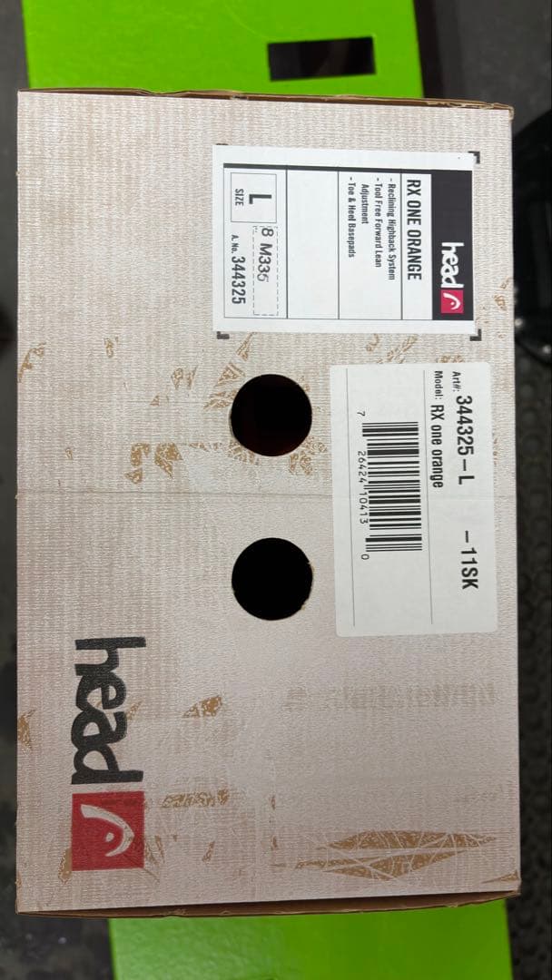 headビンディング バインディング RX one オレンジ　L