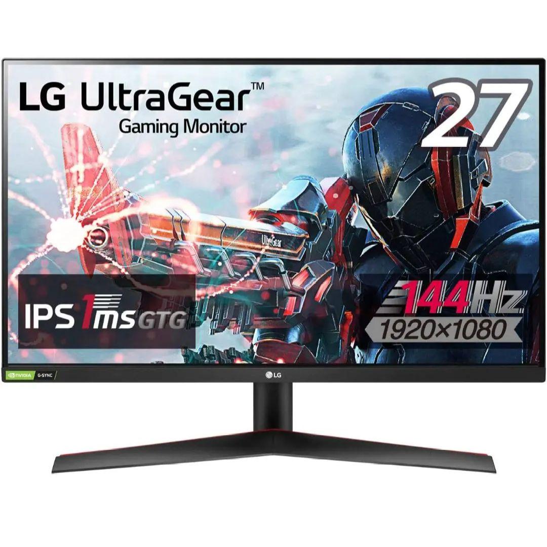 LG UltraGear 27インチ モニター 144Hz IPS