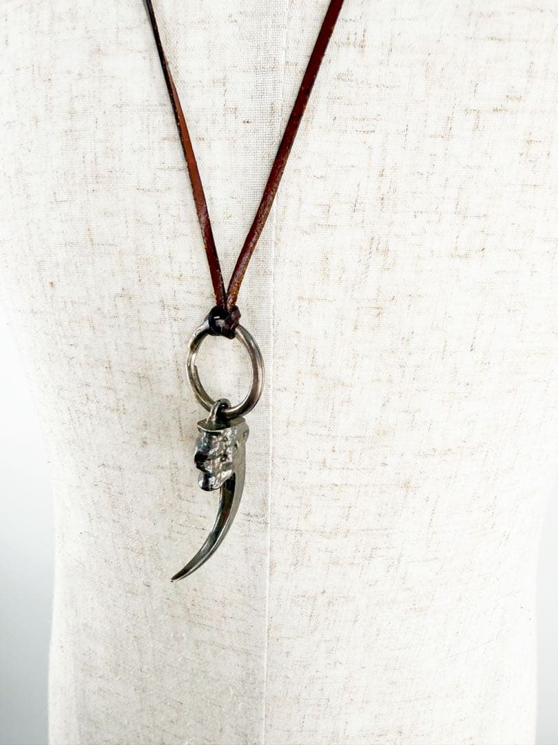 【超希少】RUST made in England 牙ネックレス シルバー925