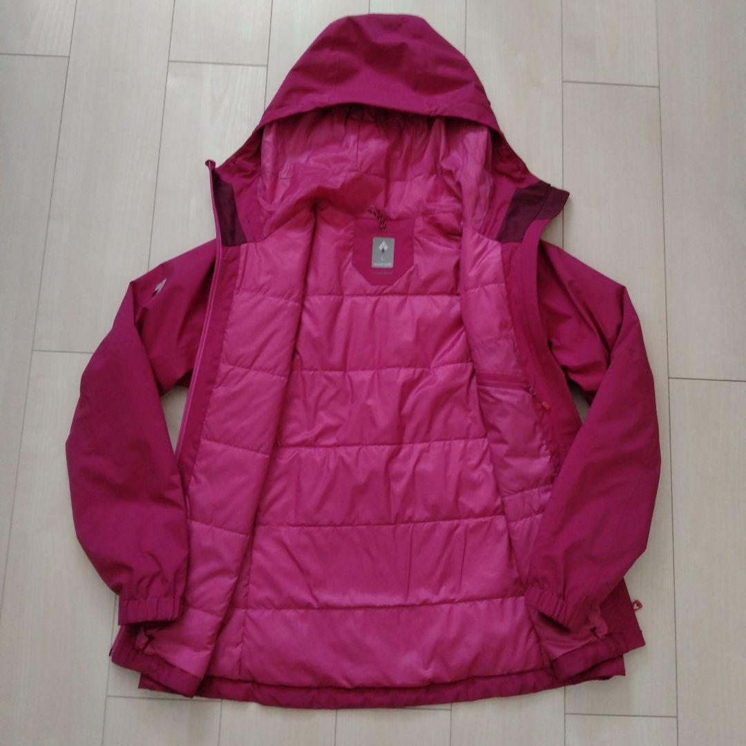 mont-bell パウダーステップ パーカ レディース　L　スタッフバッグ付き